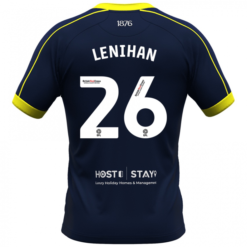 Gyermek Darragh Lenihan #26 Haditengerészet Idegenbeli Jersey 2023/24 Mez Póló Ing