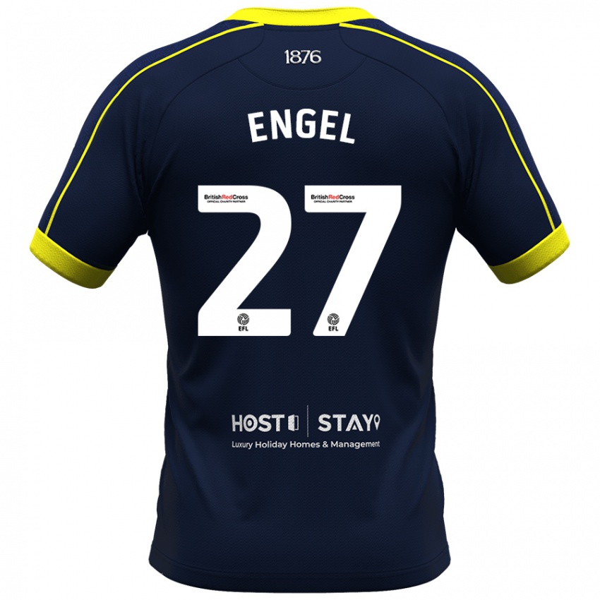 Gyermek Lukas Engel #27 Haditengerészet Idegenbeli Jersey 2023/24 Mez Póló Ing