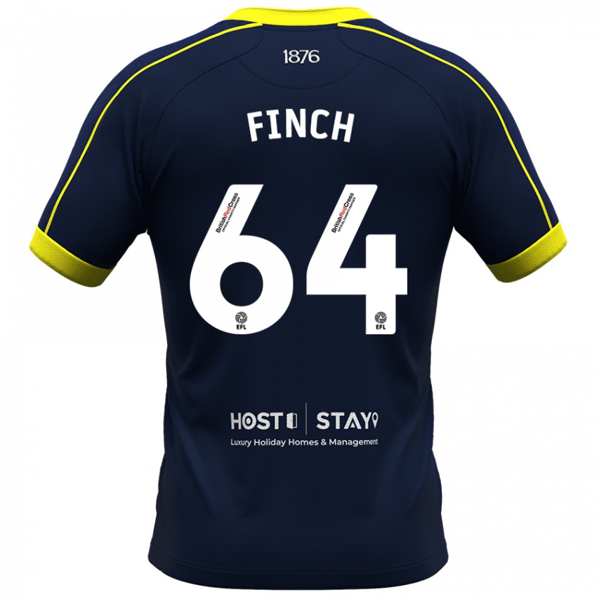 Gyermek Sonny Finch #64 Haditengerészet Idegenbeli Jersey 2023/24 Mez Póló Ing