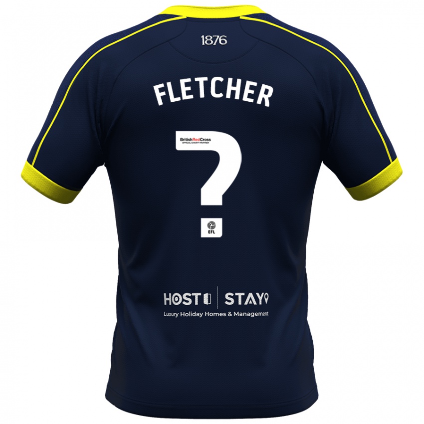 Gyermek Isaac Fletcher #0 Haditengerészet Idegenbeli Jersey 2023/24 Mez Póló Ing