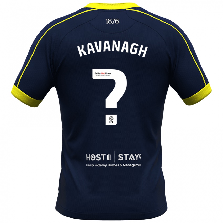 Gyermek Calum Kavanagh #0 Haditengerészet Idegenbeli Jersey 2023/24 Mez Póló Ing