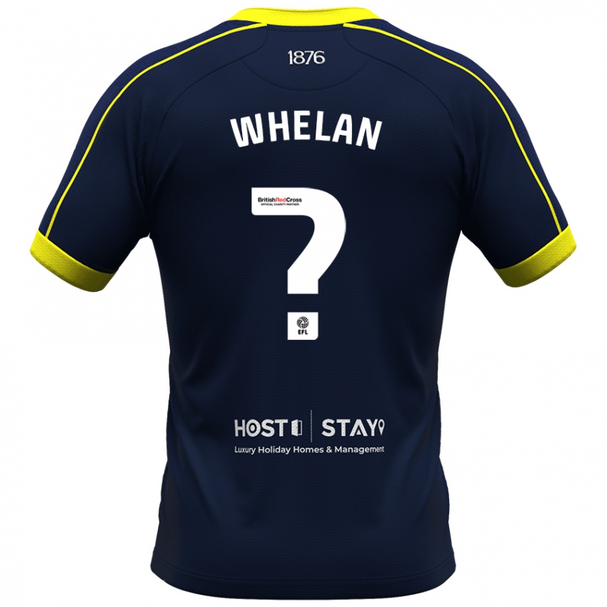 Gyermek Frankie Whelan #0 Haditengerészet Idegenbeli Jersey 2023/24 Mez Póló Ing