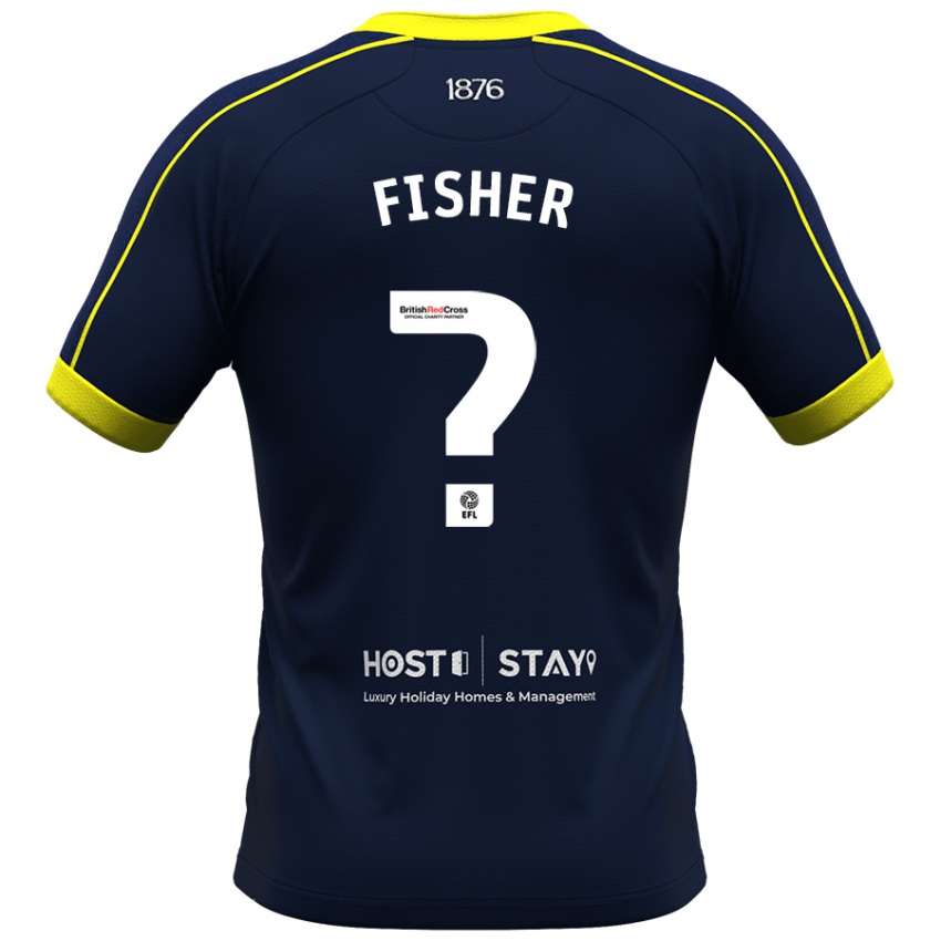 Gyermek Nathan Fisher #0 Haditengerészet Idegenbeli Jersey 2023/24 Mez Póló Ing