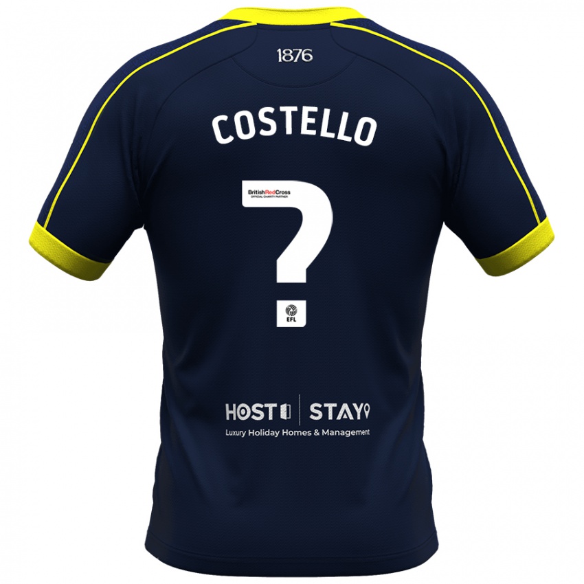 Gyermek Jd Costello #0 Haditengerészet Idegenbeli Jersey 2023/24 Mez Póló Ing