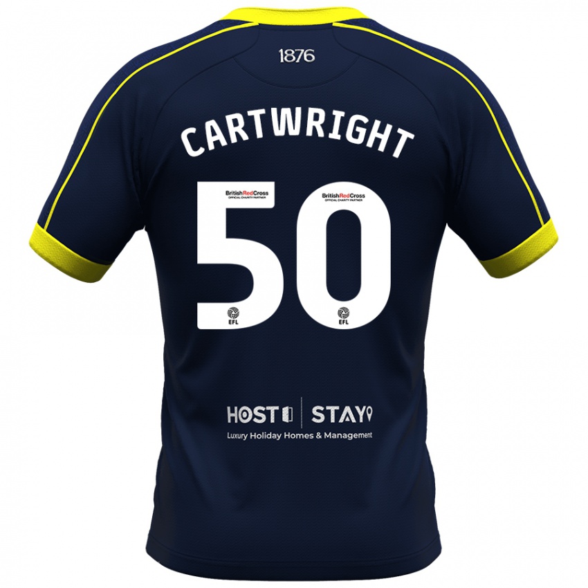 Gyermek Fin Cartwright #50 Haditengerészet Idegenbeli Jersey 2023/24 Mez Póló Ing