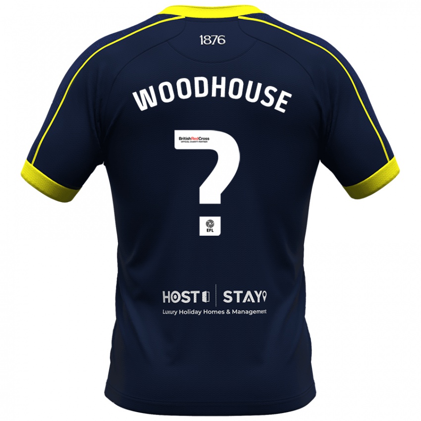 Gyermek Mccartney Woodhouse #0 Haditengerészet Idegenbeli Jersey 2023/24 Mez Póló Ing