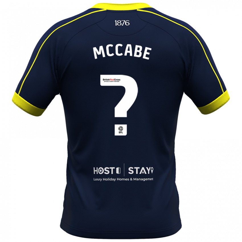 Gyermek Iain Mccabe #0 Haditengerészet Idegenbeli Jersey 2023/24 Mez Póló Ing