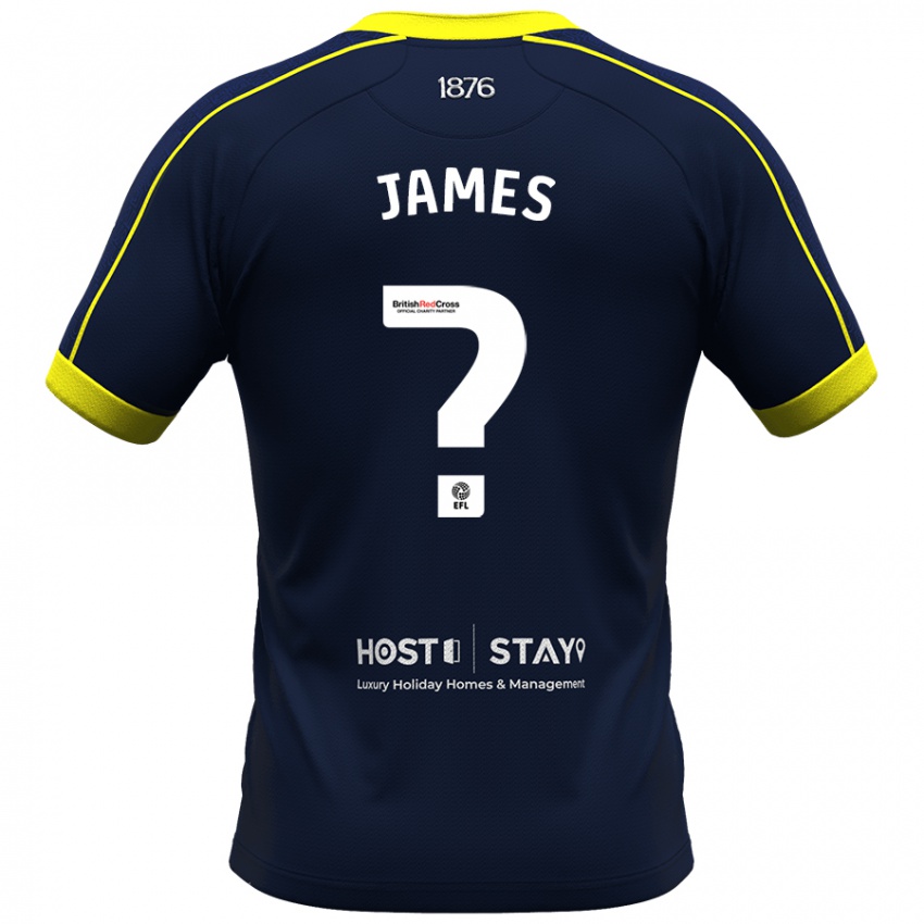 Gyermek Daniel James #0 Haditengerészet Idegenbeli Jersey 2023/24 Mez Póló Ing