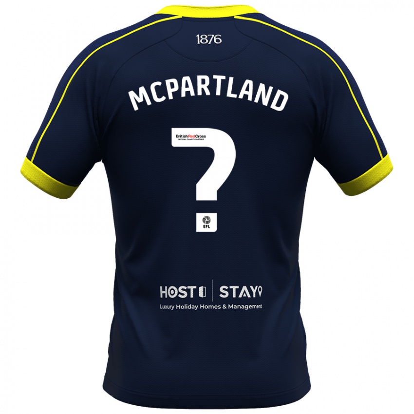 Gyermek Will Mcpartland #0 Haditengerészet Idegenbeli Jersey 2023/24 Mez Póló Ing