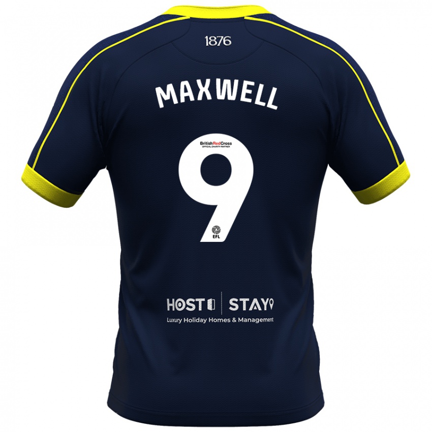 Gyermek Armani Maxwell #9 Haditengerészet Idegenbeli Jersey 2023/24 Mez Póló Ing