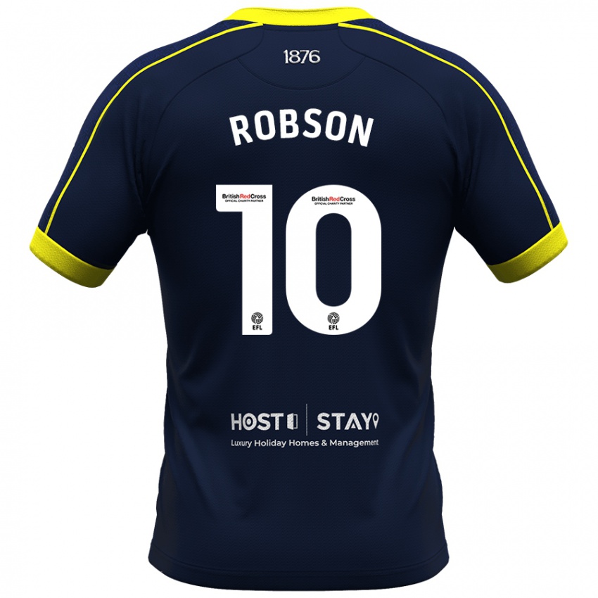 Gyermek Lauren Robson #10 Haditengerészet Idegenbeli Jersey 2023/24 Mez Póló Ing