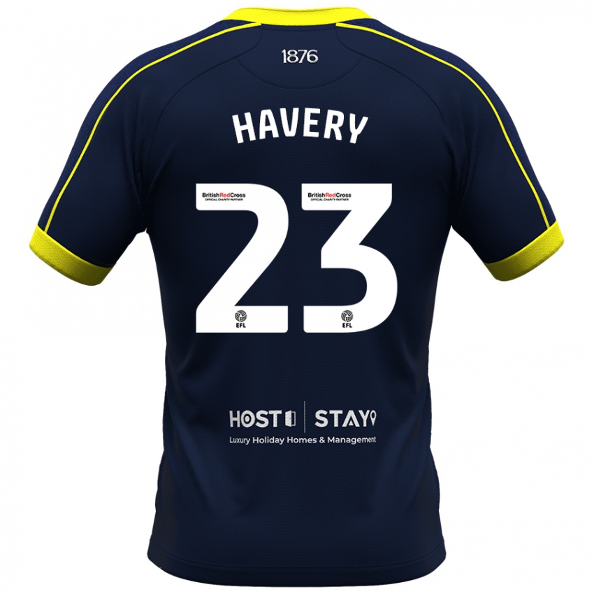 Gyermek Nicole Havery #23 Haditengerészet Idegenbeli Jersey 2023/24 Mez Póló Ing