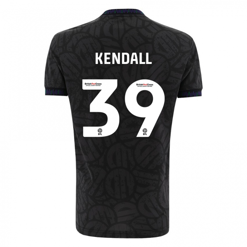 Gyermek Maya Kendall #39 Fekete Idegenbeli Jersey 2023/24 Mez Póló Ing