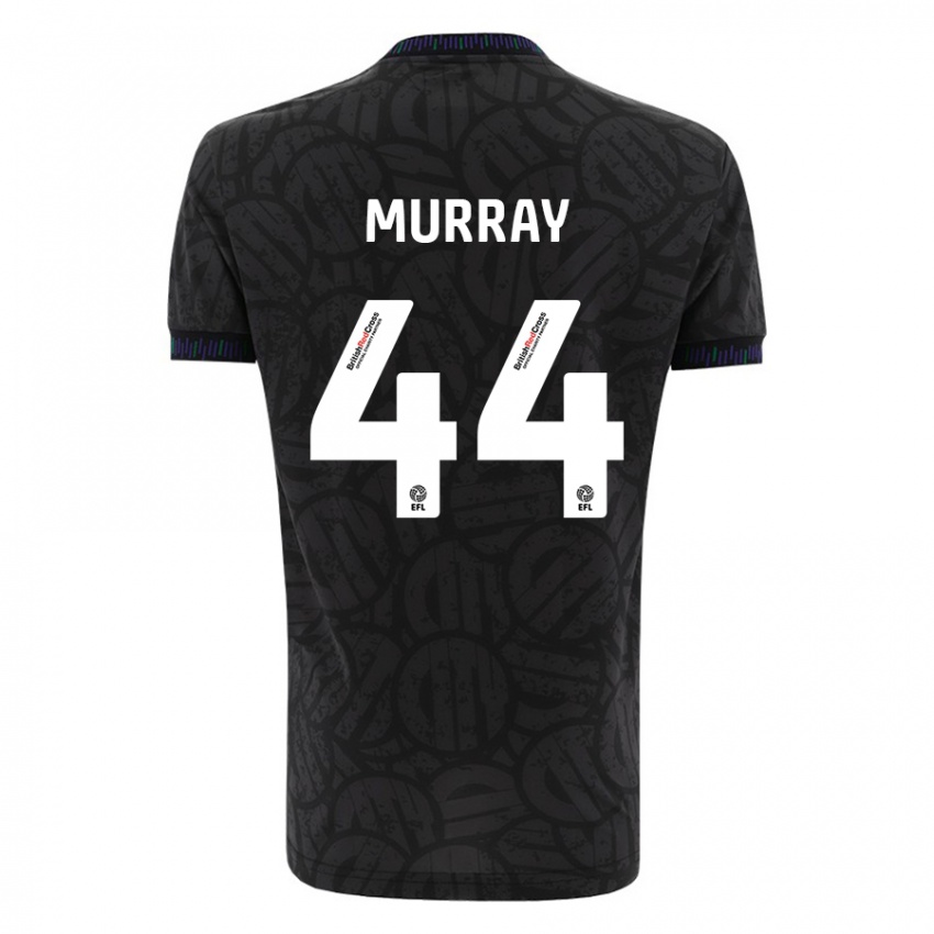 Gyermek Satara Murray #44 Fekete Idegenbeli Jersey 2023/24 Mez Póló Ing