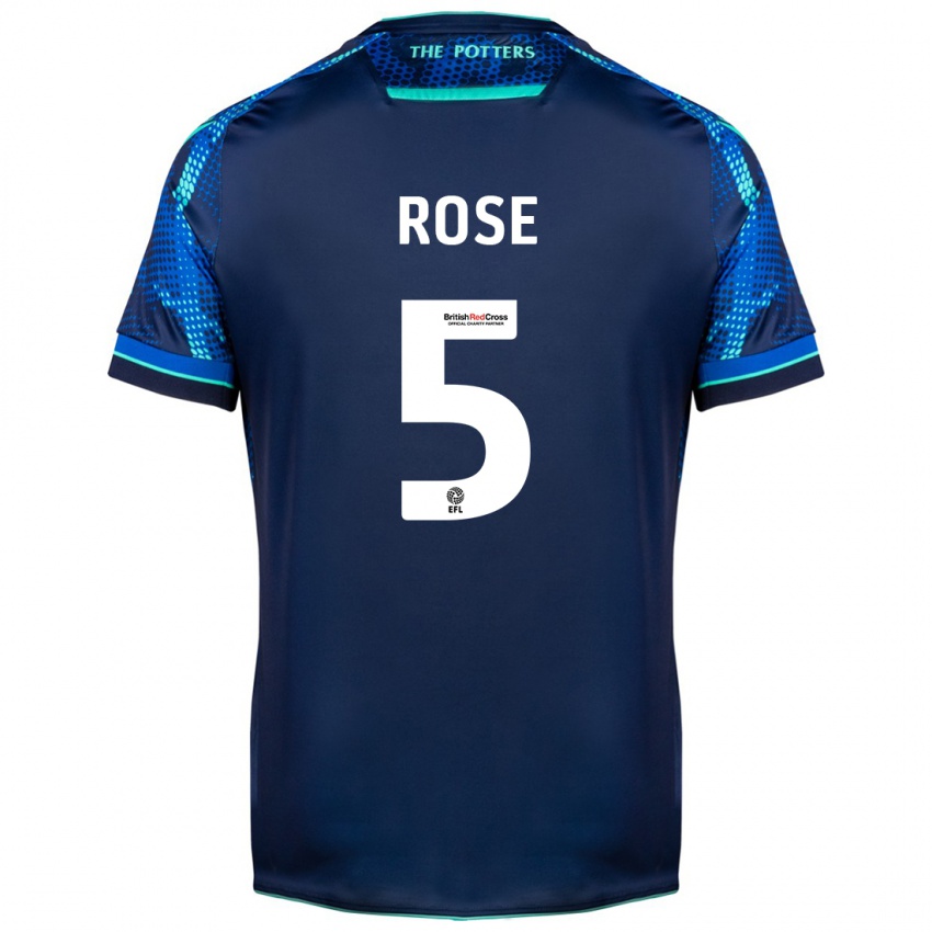 Gyermek Michael Rose #5 Haditengerészet Idegenbeli Jersey 2023/24 Mez Póló Ing