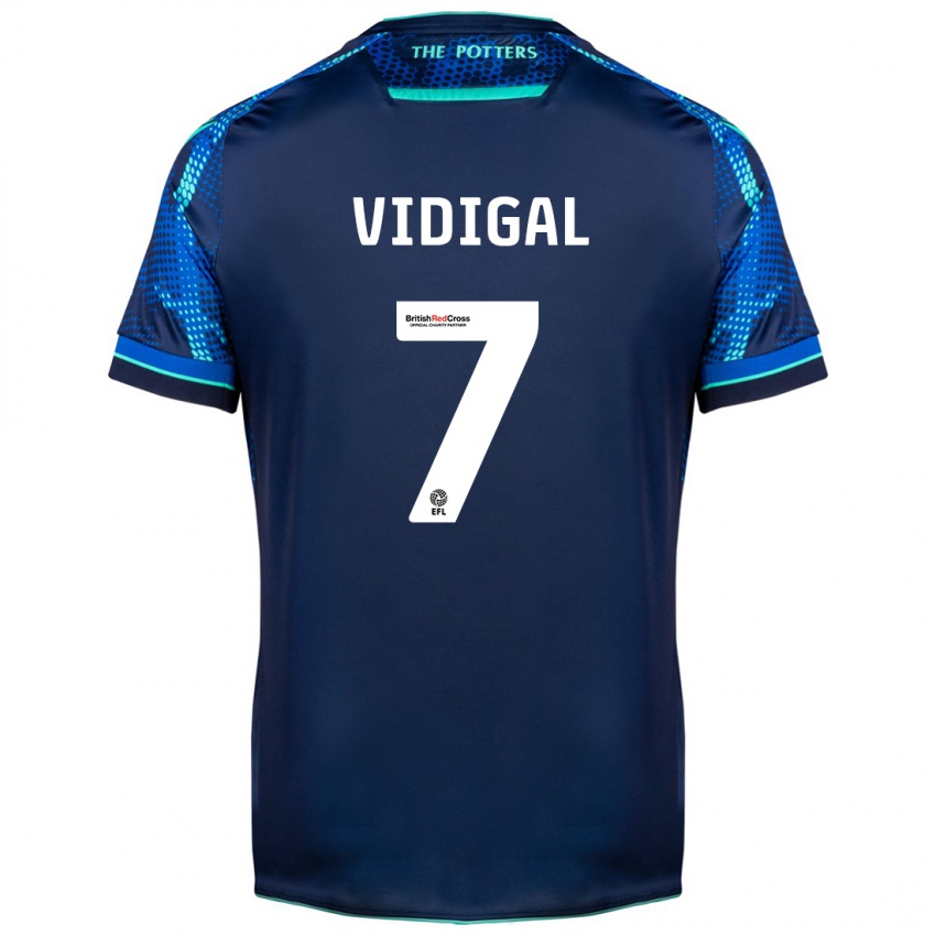 Gyermek André Vidigal #7 Haditengerészet Idegenbeli Jersey 2023/24 Mez Póló Ing