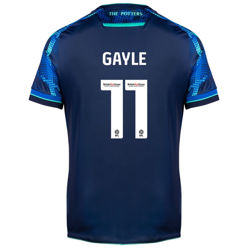 Gyermek Dwight Gayle #11 Haditengerészet Idegenbeli Jersey 2023/24 Mez Póló Ing