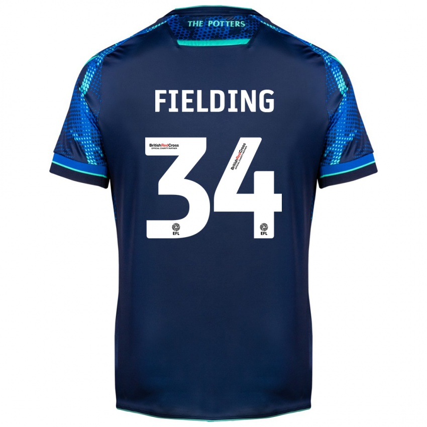 Gyermek Frank Fielding #34 Haditengerészet Idegenbeli Jersey 2023/24 Mez Póló Ing