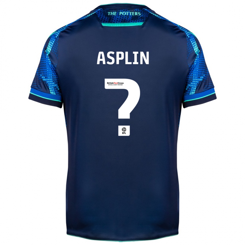 Gyermek Max Asplin #0 Haditengerészet Idegenbeli Jersey 2023/24 Mez Póló Ing