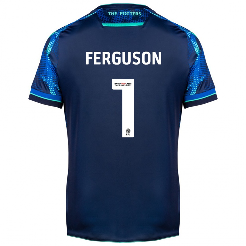 Gyermek Georgie Ferguson #1 Haditengerészet Idegenbeli Jersey 2023/24 Mez Póló Ing