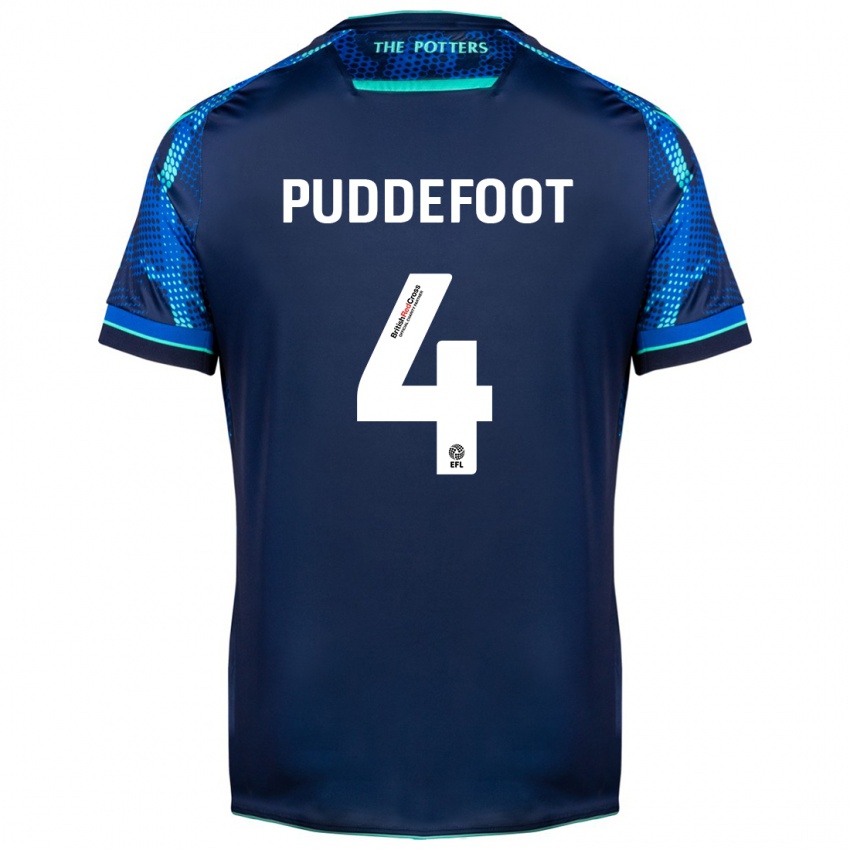 Gyermek Danielle Puddefoot #4 Haditengerészet Idegenbeli Jersey 2023/24 Mez Póló Ing