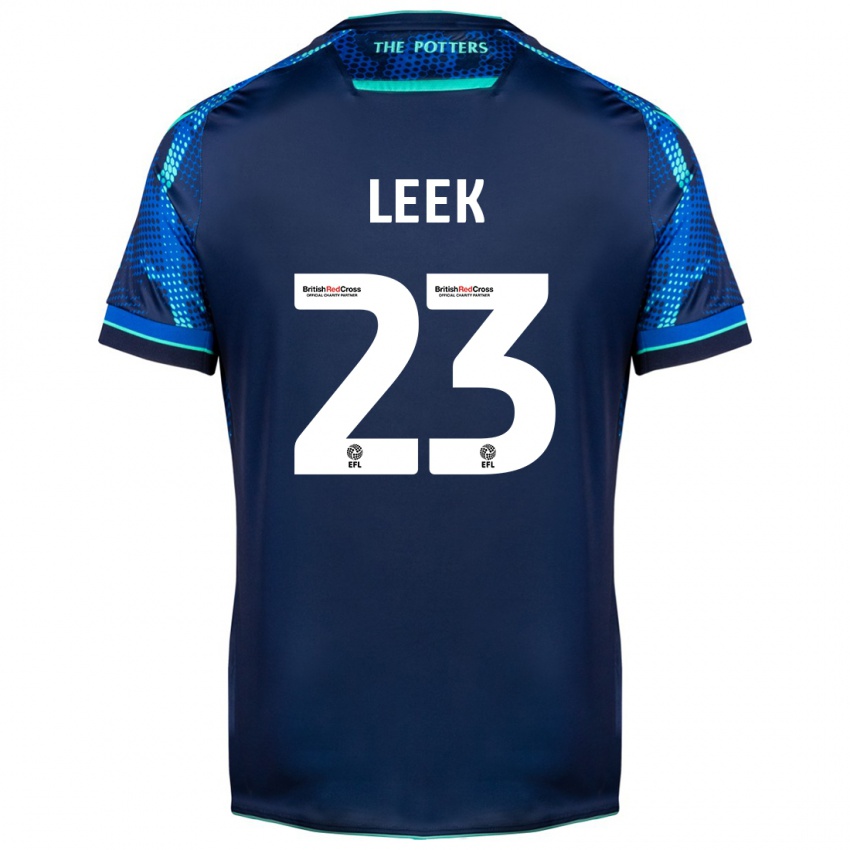 Gyermek Ellie Leek #23 Haditengerészet Idegenbeli Jersey 2023/24 Mez Póló Ing