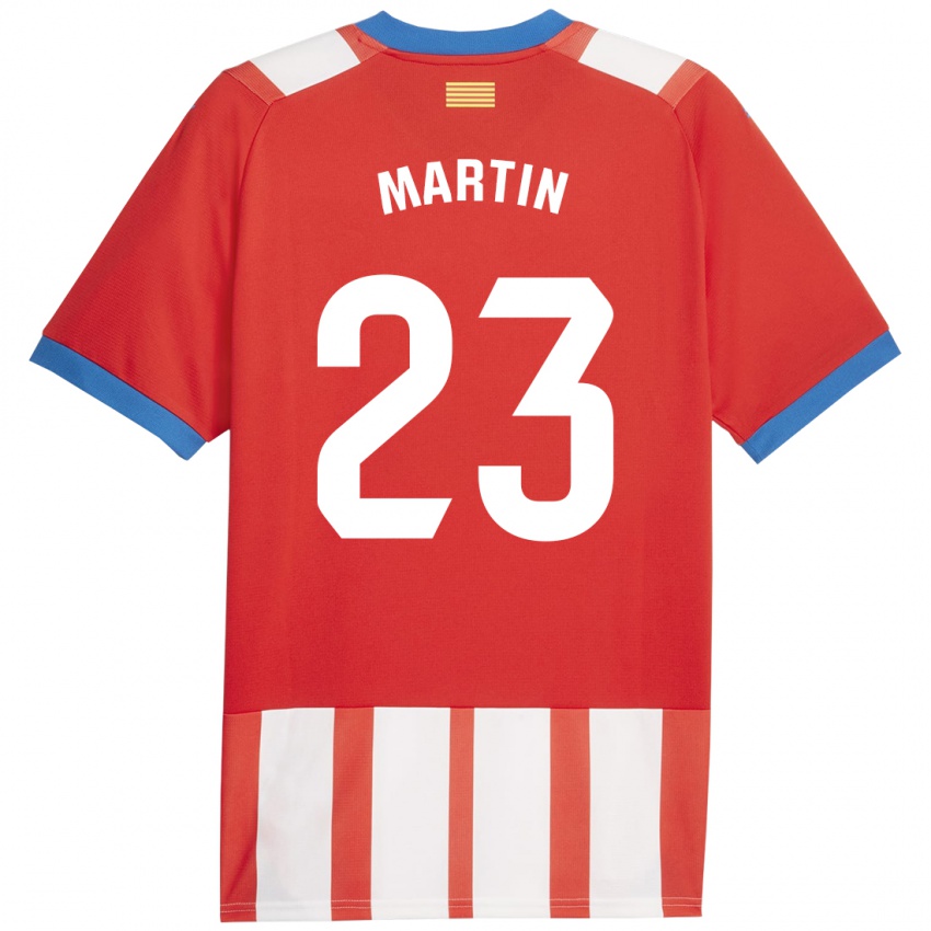 Férfi Iván Martín #23 Piros Fehér Hazai Jersey 2023/24 Mez Póló Ing