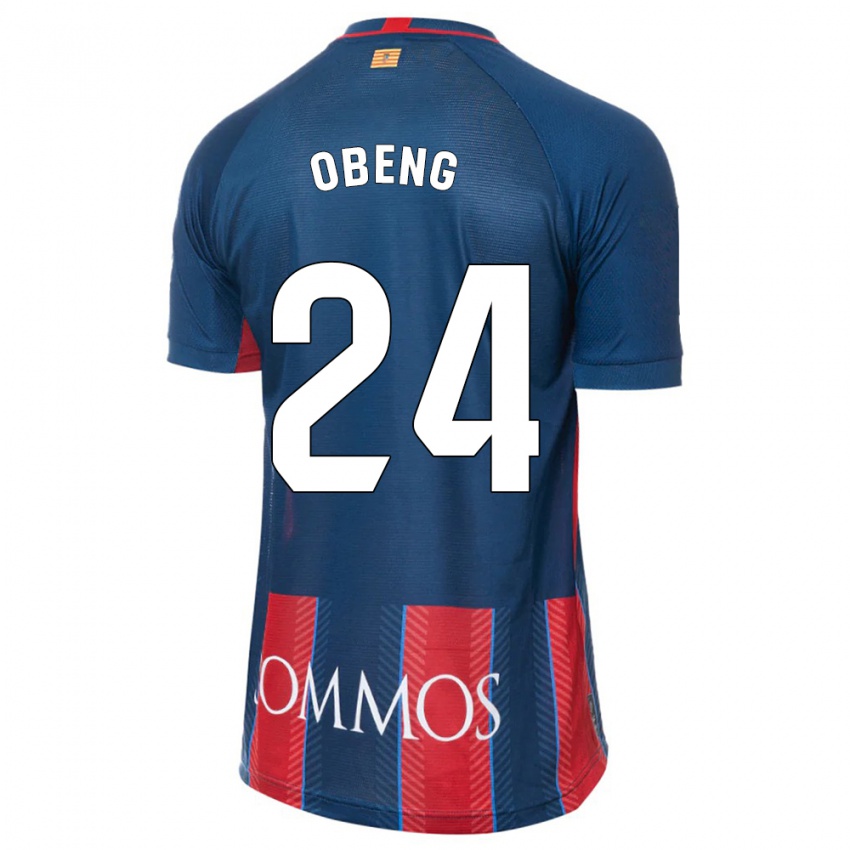 Férfi Samuel Obeng #24 Haditengerészet Hazai Jersey 2023/24 Mez Póló Ing