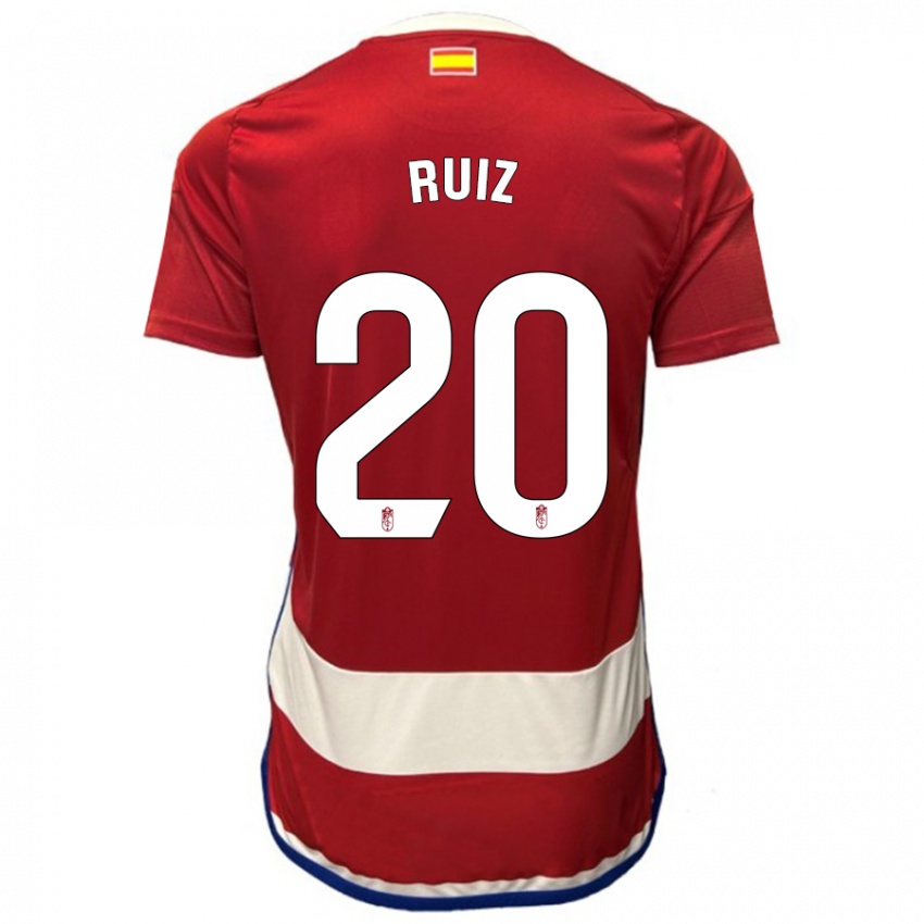 Férfi Sergio Ruiz #20 Piros Hazai Jersey 2023/24 Mez Póló Ing