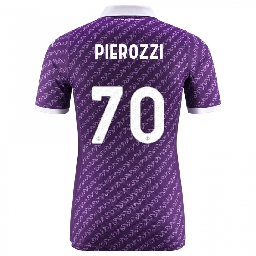 Férfi Niccolo Pierozzi #70 Ibolya Hazai Jersey 2023/24 Mez Póló Ing