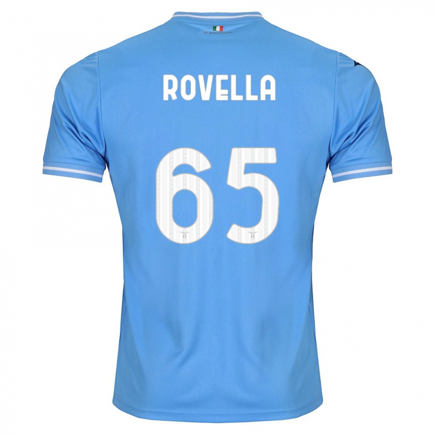 Férfi Nicolo Rovella #65 Kék Hazai Jersey 2023/24 Mez Póló Ing