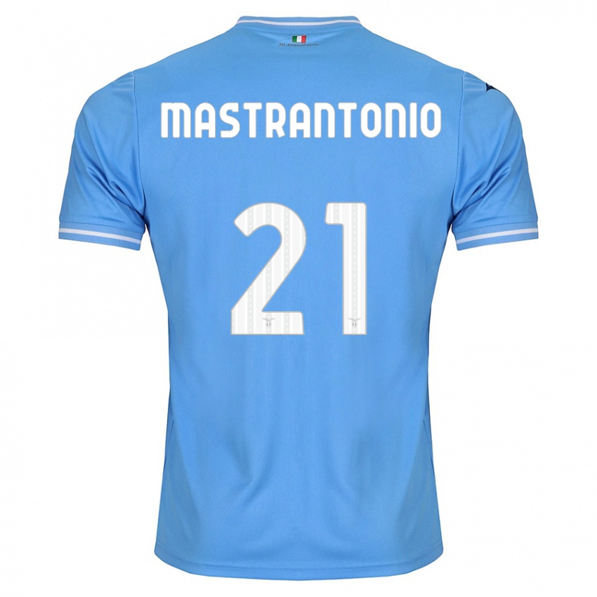 Férfi Ella Mastrantonio #21 Kék Hazai Jersey 2023/24 Mez Póló Ing