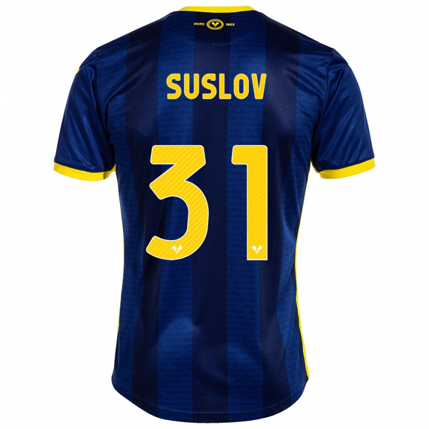 Férfi Tomas Suslov #31 Haditengerészet Hazai Jersey 2023/24 Mez Póló Ing