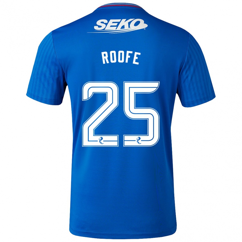 Férfi Kemar Roofe #25 Kék Hazai Jersey 2023/24 Mez Póló Ing