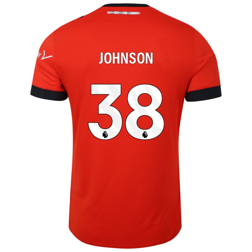 Férfi Joe Johnson #38 Piros Hazai Jersey 2023/24 Mez Póló Ing