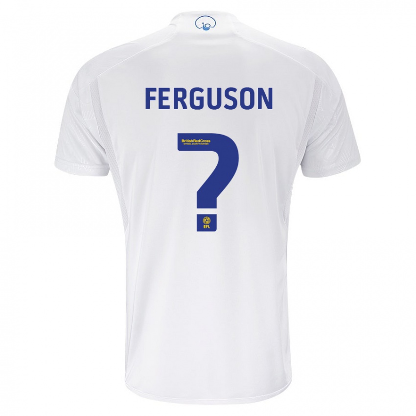 Férfi Connor Ferguson #0 Fehér Hazai Jersey 2023/24 Mez Póló Ing