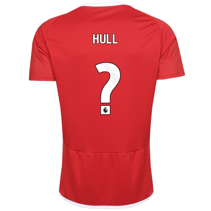 Férfi Ethan Hull #0 Piros Hazai Jersey 2023/24 Mez Póló Ing