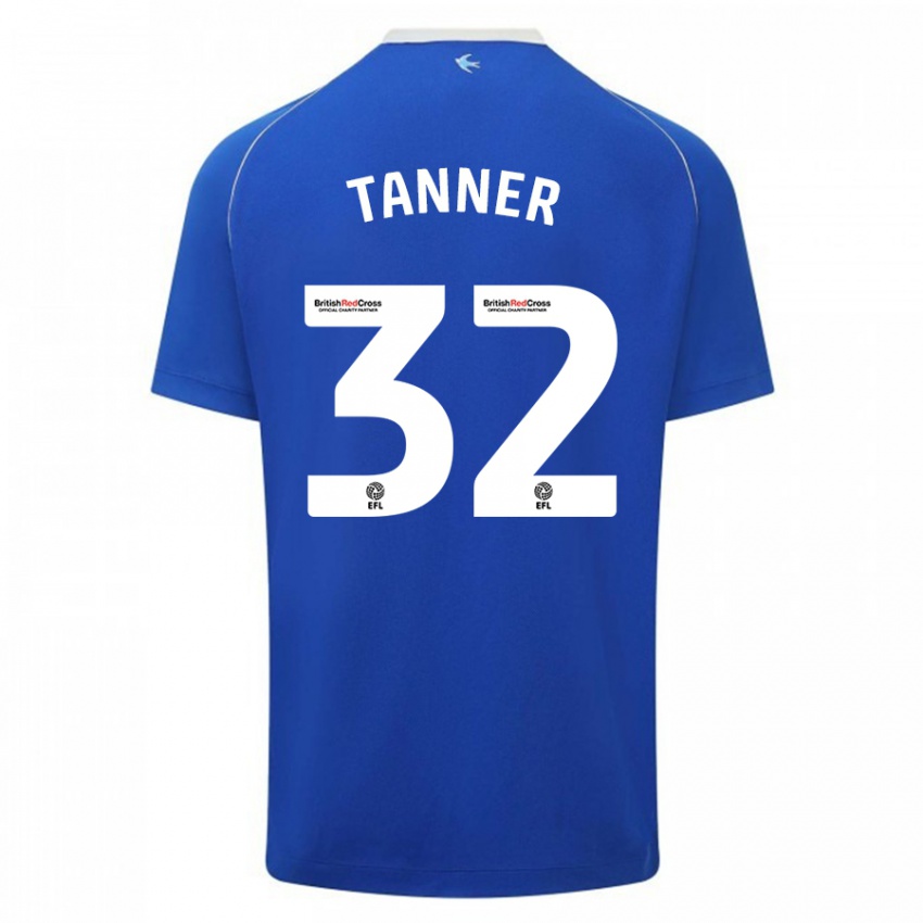 Férfi Ollie Tanner #32 Kék Hazai Jersey 2023/24 Mez Póló Ing