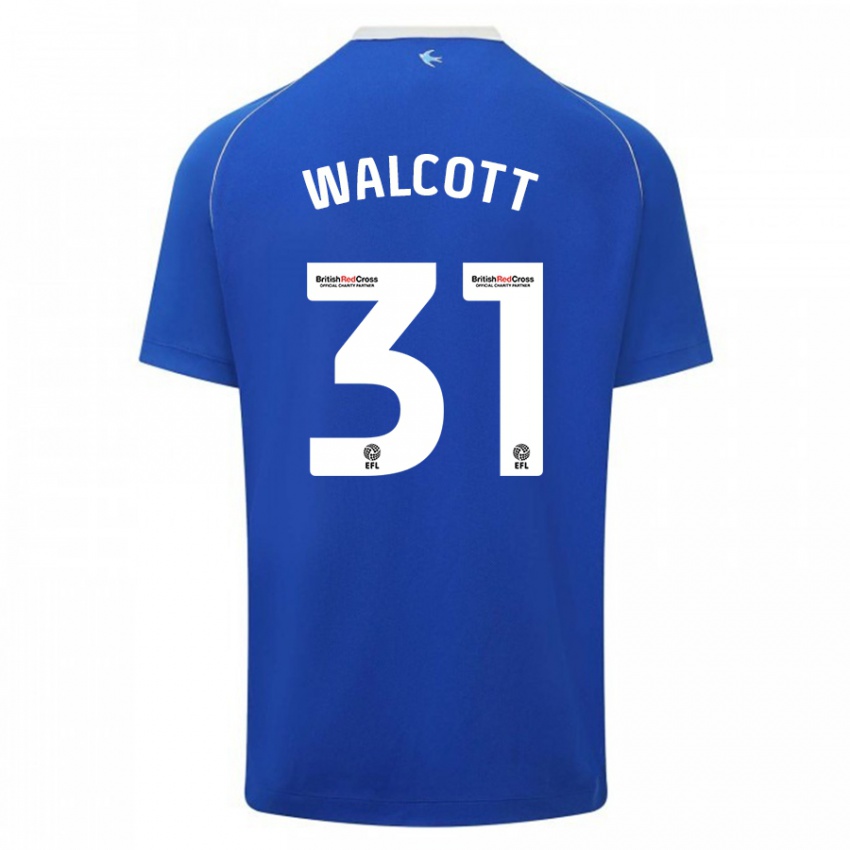 Férfi Malachi Fagan Walcott #31 Kék Hazai Jersey 2023/24 Mez Póló Ing