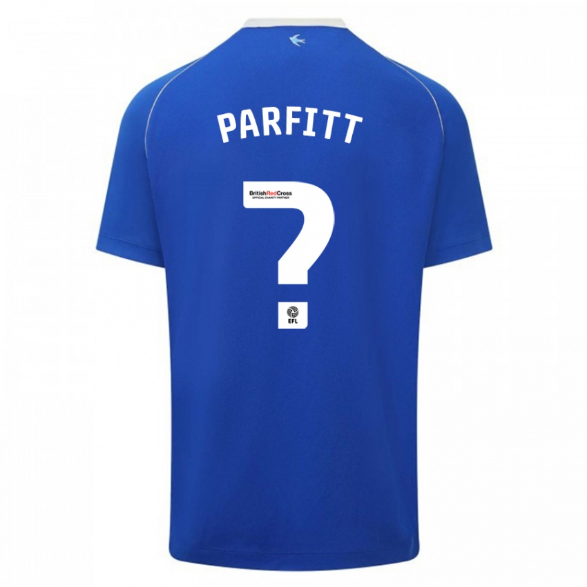 Férfi T-Jay Parfitt #0 Kék Hazai Jersey 2023/24 Mez Póló Ing