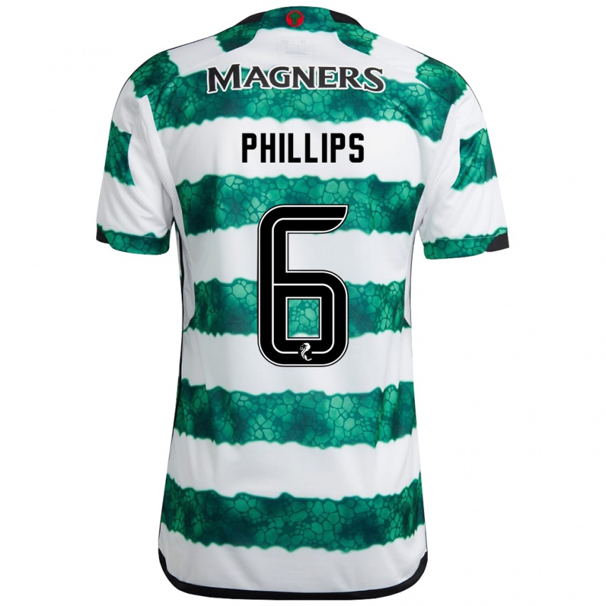 Férfi Nathaniel Phillips #6 Zöld Hazai Jersey 2023/24 Mez Póló Ing