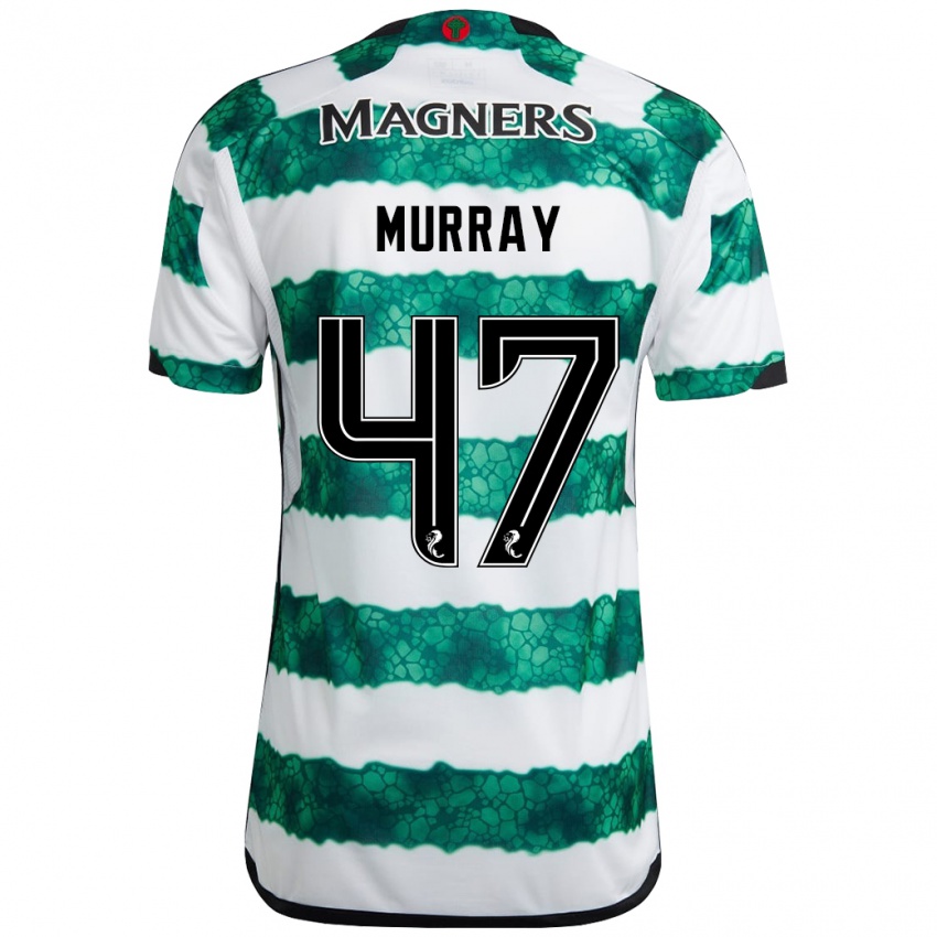 Férfi Dane Murray #47 Zöld Hazai Jersey 2023/24 Mez Póló Ing