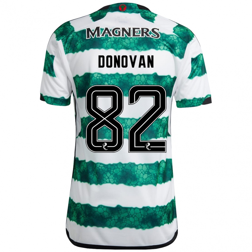 Férfi Colby Donovan #82 Zöld Hazai Jersey 2023/24 Mez Póló Ing