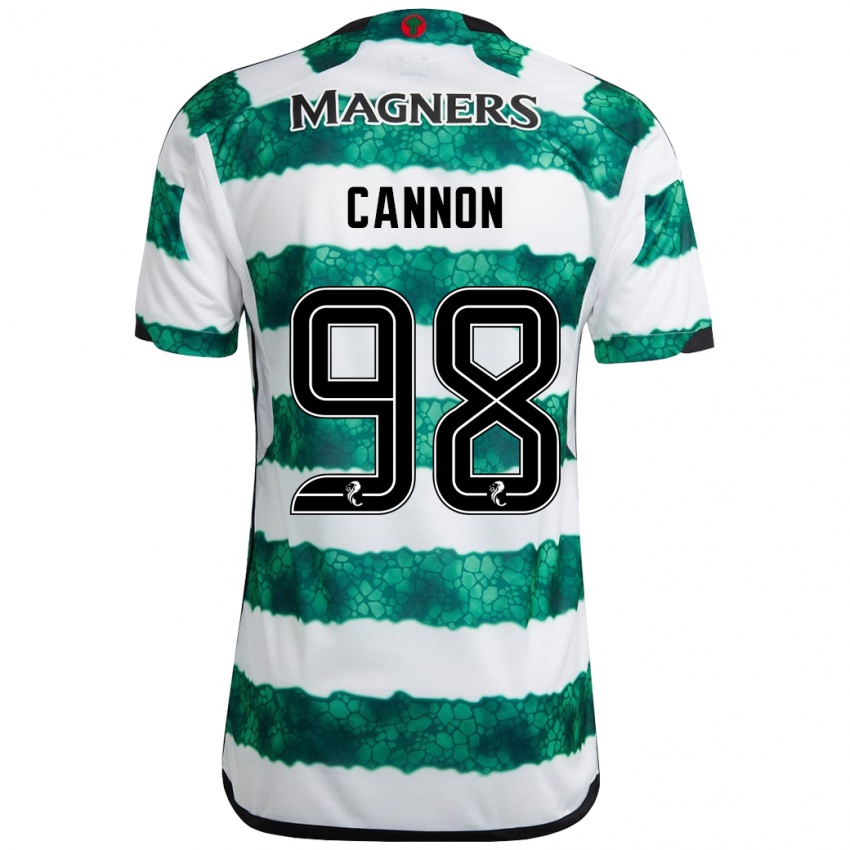 Férfi Aidan Cannon #98 Zöld Hazai Jersey 2023/24 Mez Póló Ing