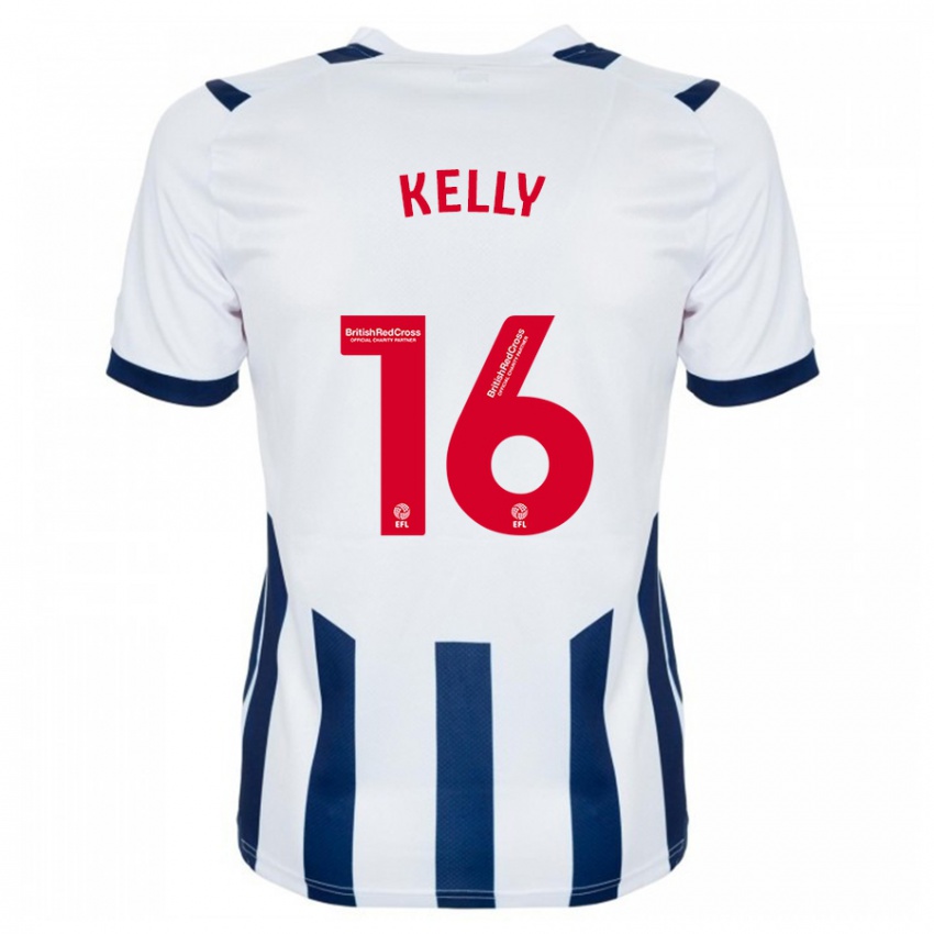 Férfi Martin Kelly #16 Fehér Hazai Jersey 2023/24 Mez Póló Ing