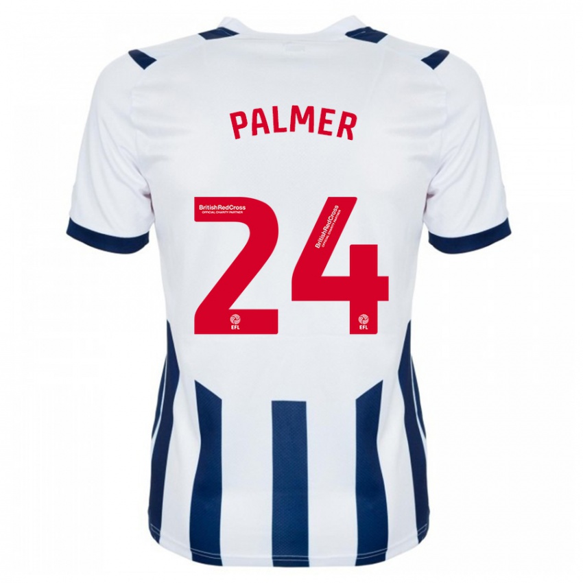 Férfi Alex Palmer #24 Fehér Hazai Jersey 2023/24 Mez Póló Ing