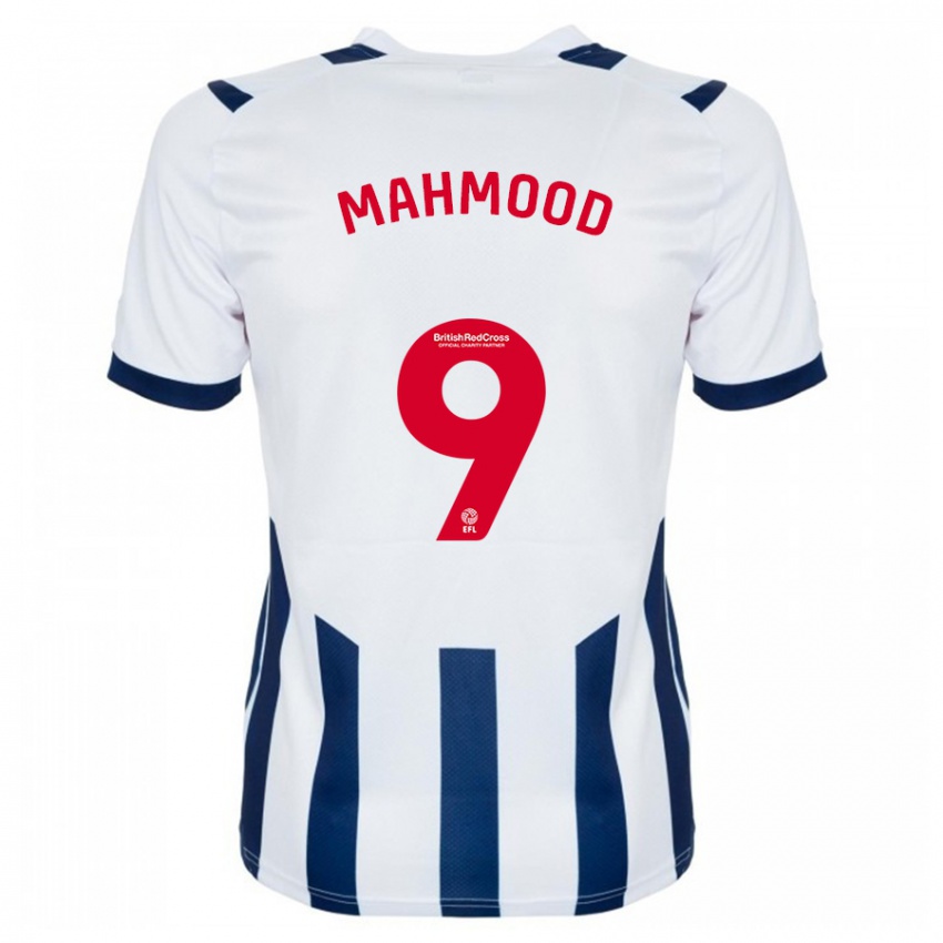 Férfi Mariam Mahmood #9 Fehér Hazai Jersey 2023/24 Mez Póló Ing