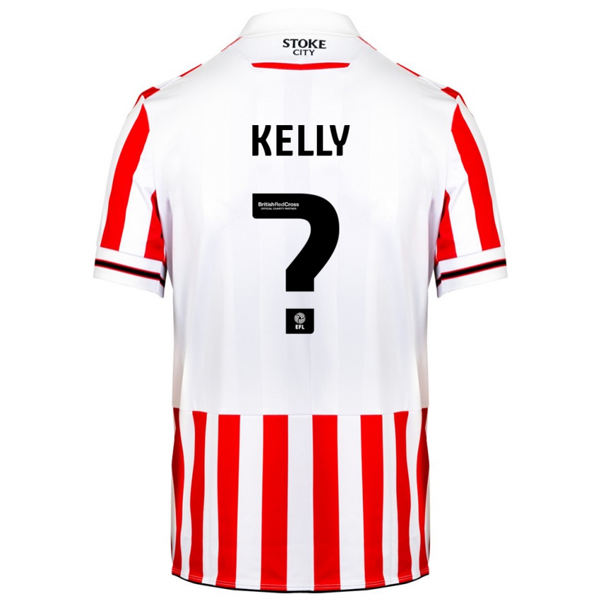 Férfi Gabriel Gartside-Kelly #0 Piros Fehér Hazai Jersey 2023/24 Mez Póló Ing