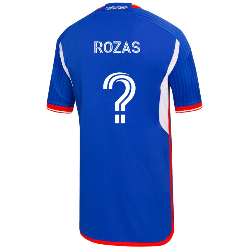 Férfi Sergio Rozas #0 Kék Hazai Jersey 2023/24 Mez Póló Ing