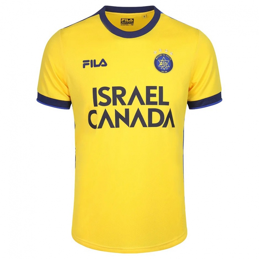 Férfi Yehuda Balay #11 Sárga Hazai Jersey 2023/24 Mez Póló Ing